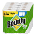 White paper towel roll pack, multiple rolls stacked in a clear wrap.