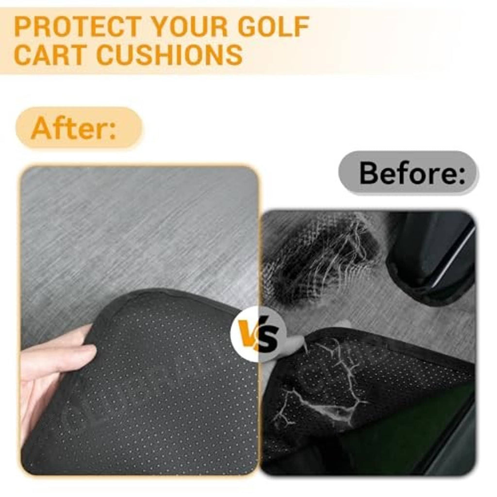 Gray seat cover blanket with black dotted non-slip underside for traction