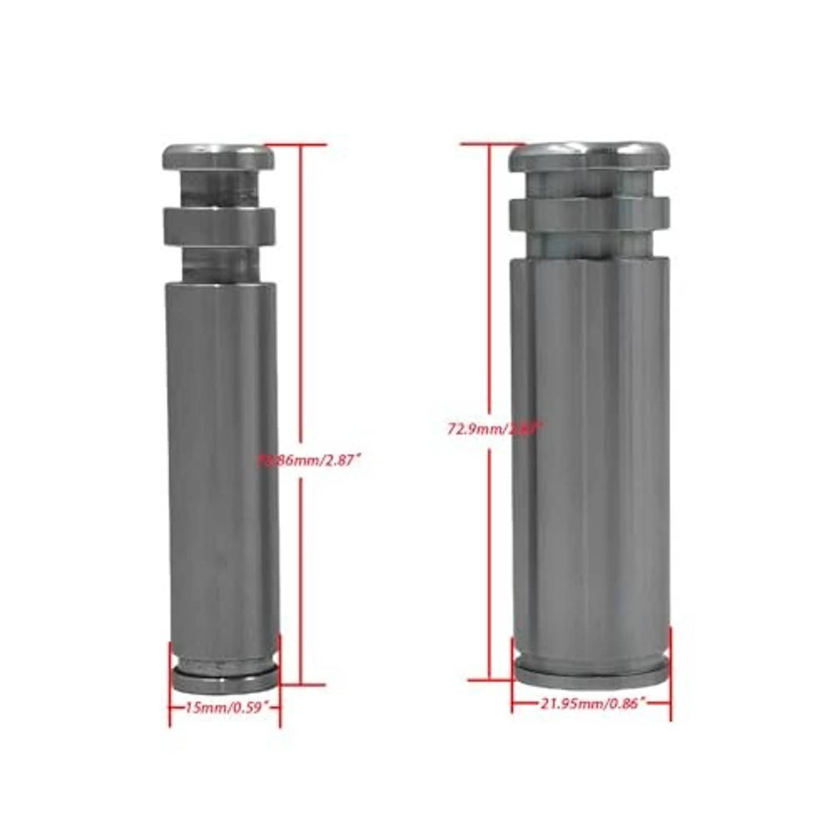 Gray piston cylinder sleeve sizing diagram with top collar and base ring