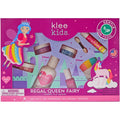 Kids mineral makeup kit box, Regal Queen Fairy theme with non-toxic gentle seal