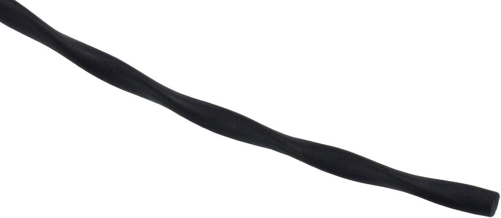 Black trimmer line strand, straight length for outdoor trimmers