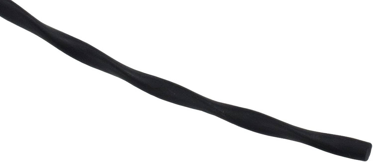 Black trimmer line strand, straight length for outdoor trimmers
