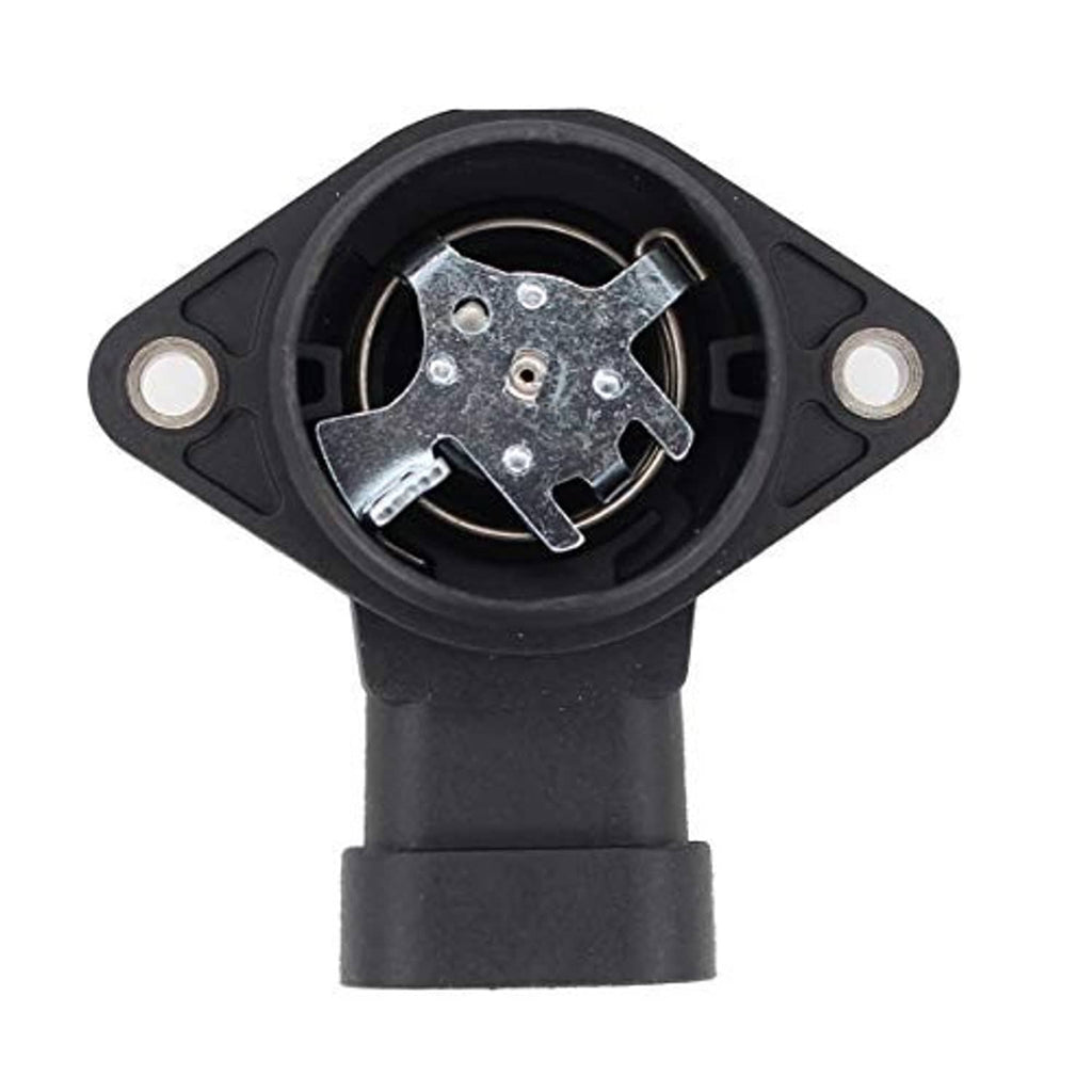Throttle position sensor TPS, black mount base with exposed metal contact assembly