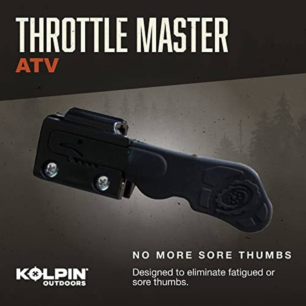Black throttle master lever accessory with side oval emblem