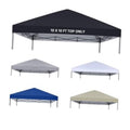 Black 10x10 ft pop up canopy replacement top only, peaked waterproof cover