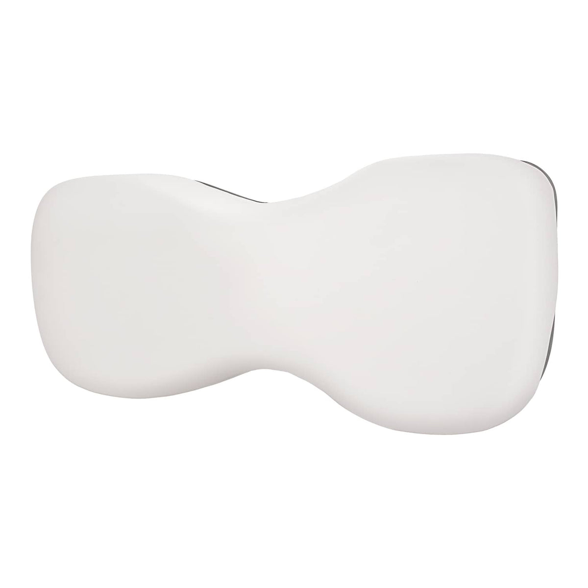 White seat backrest cushion pad with dark trim line at the top edge