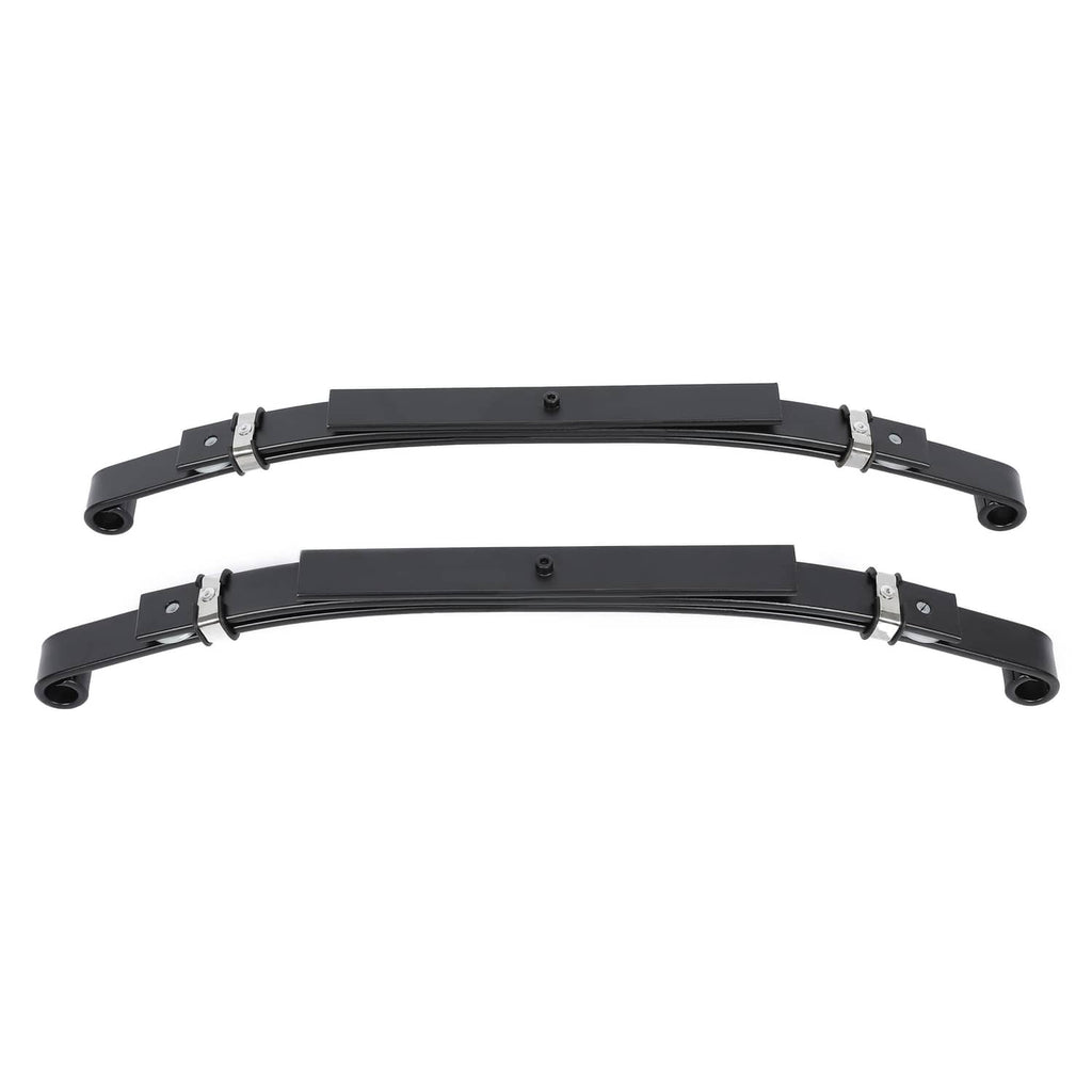 Black rear 3-leaf spring set with mounting brackets and bushings