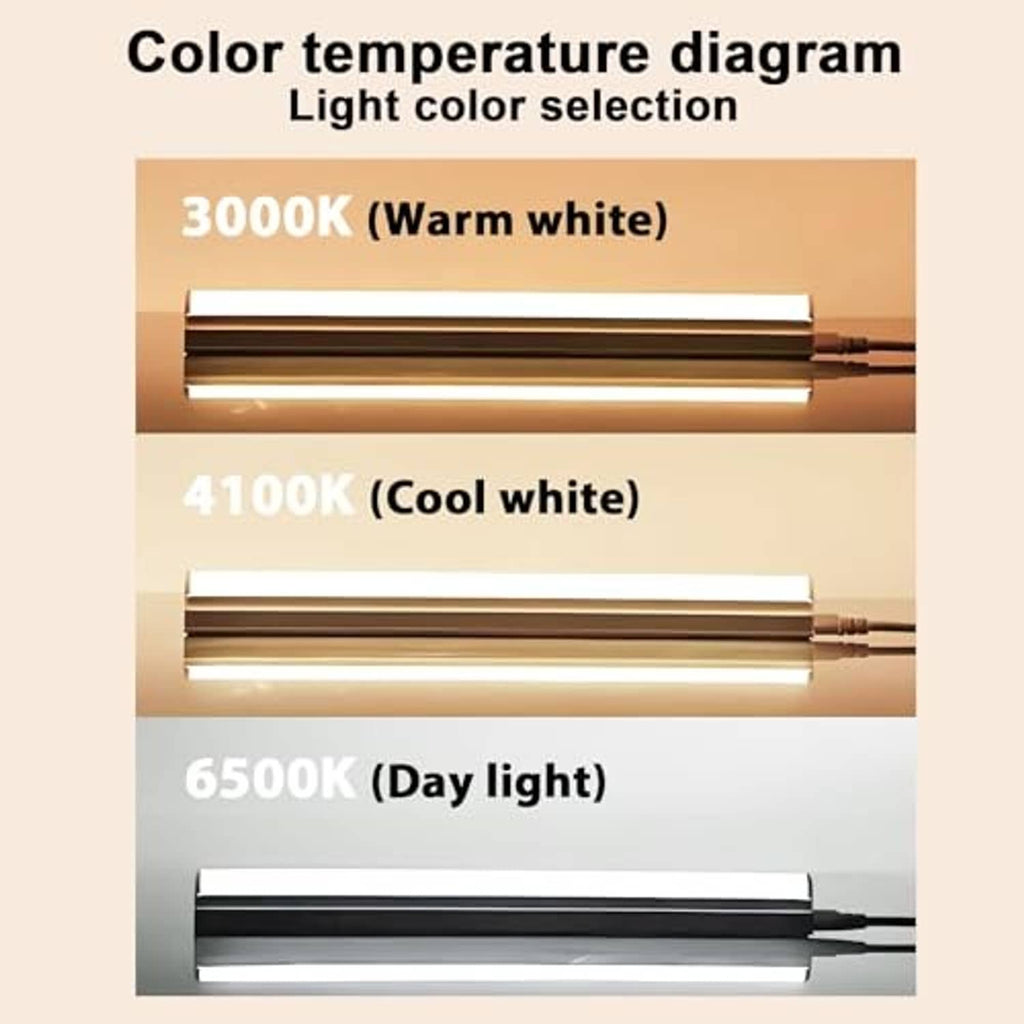 T5 fluorescent tube with color temperature light selection examples