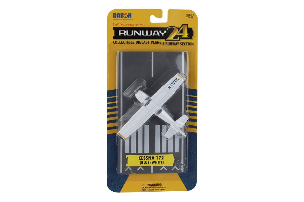 Daron Runway24 Cessna 172 die-cast airplane model, 1/87, in blister package