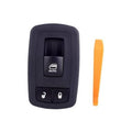 Black passenger window control switch with AUTO button and lock/unlock icons