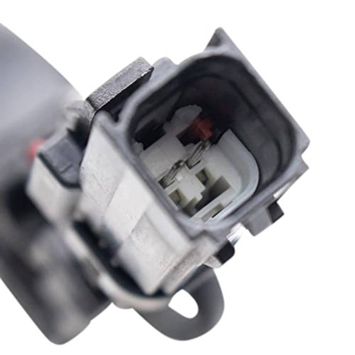 Door handle electrical connector and internal terminals, open housing