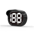 Car GPS digital speedometer HUD with MPH LED display, black housing