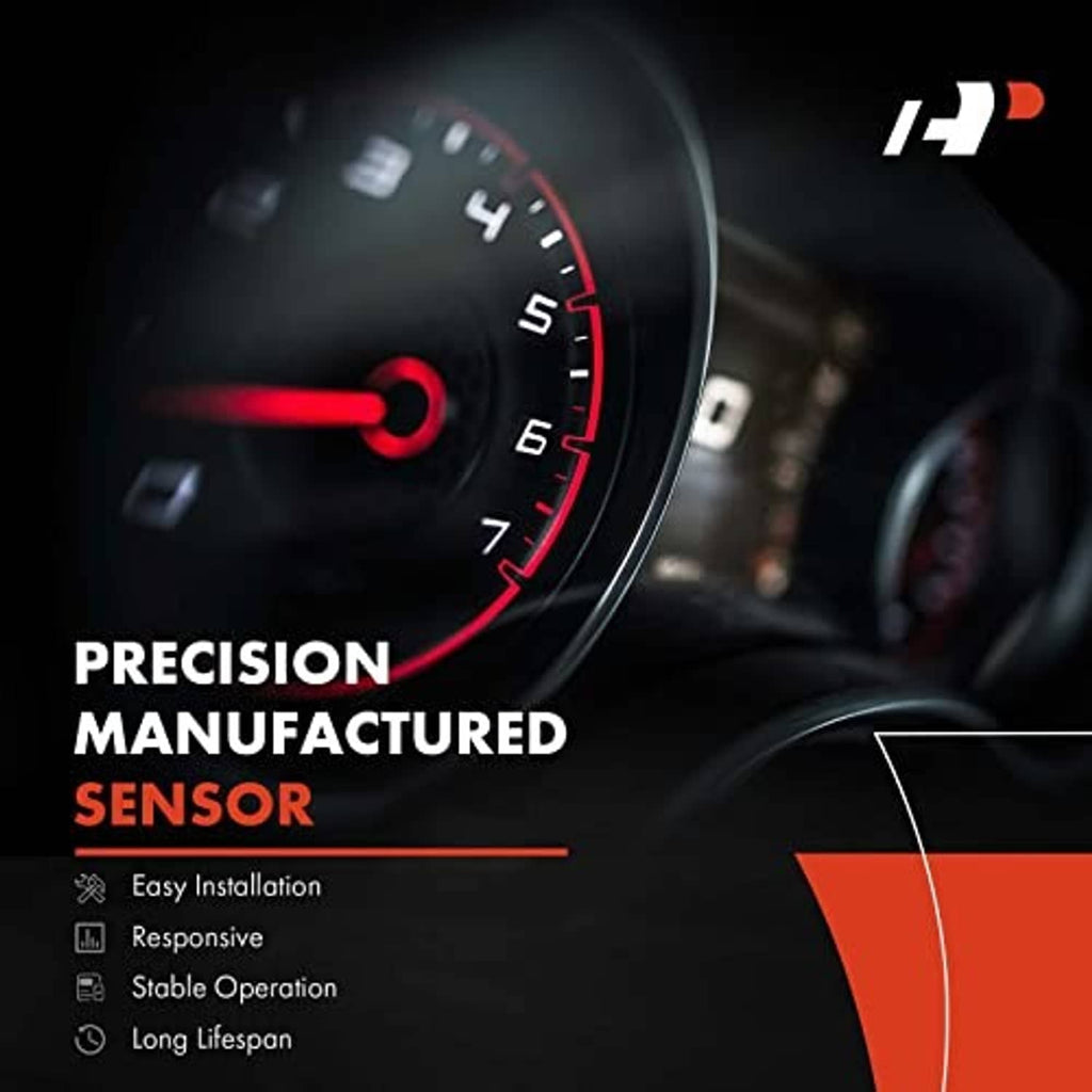 Car instrument cluster gauge with red needle and warning light