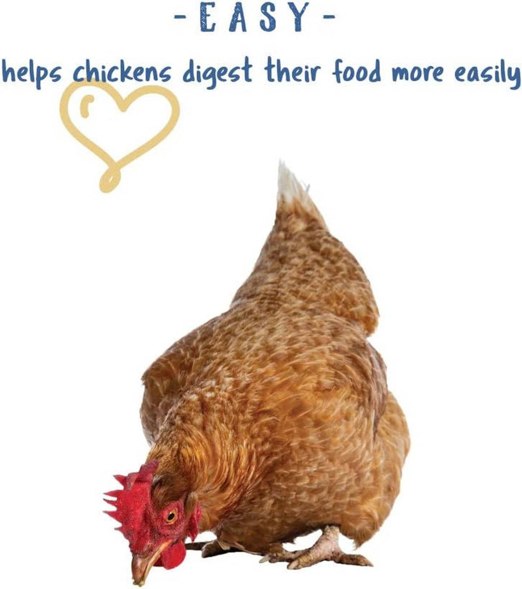 Chicken with callout for easy digestion to support poultry grit feeding
