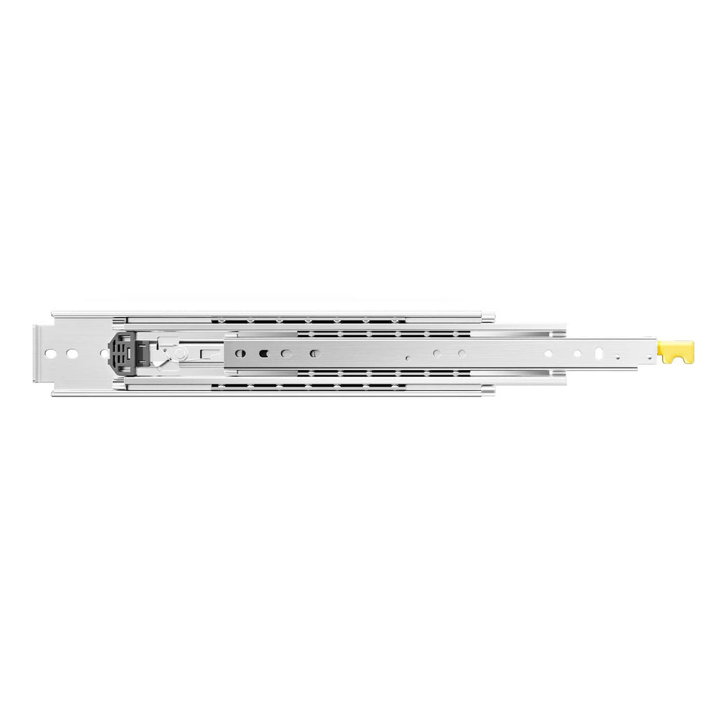 Heavy-duty soft-close drawer slides set with ball bearing full-extension tracks