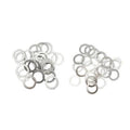 Oil drain plug crush washers set of round metal rings, mixed sizes