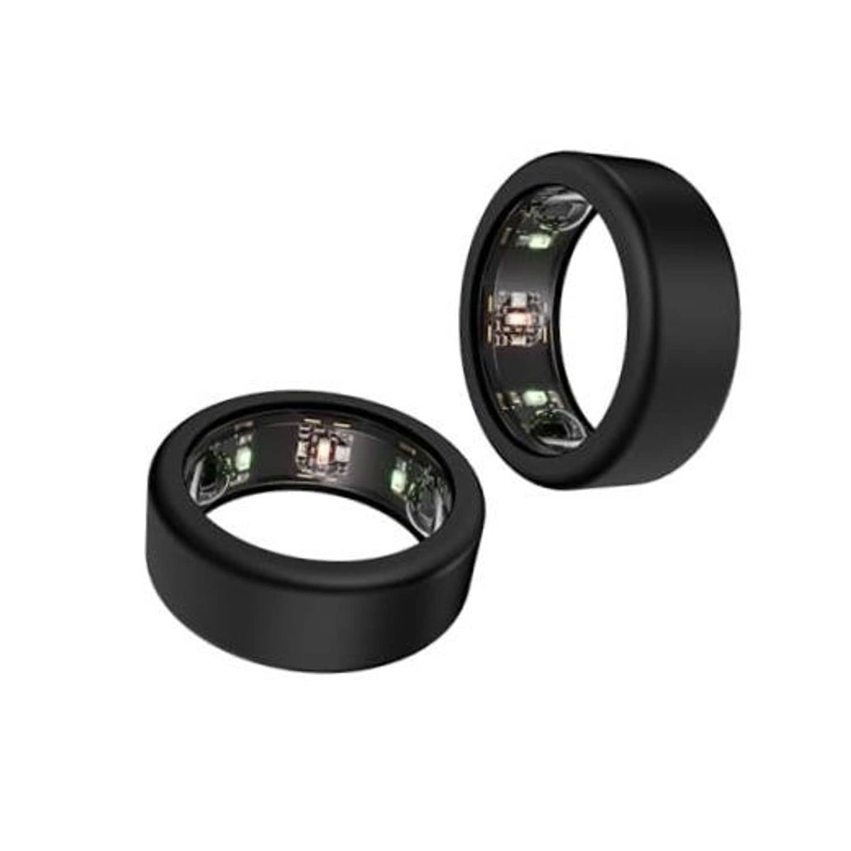 Black silicone ring cover with open window for Oura ring