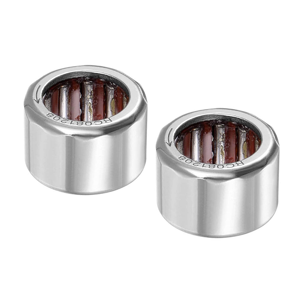Kozelo needle roller bearings, chrome steel, 2-piece set with exposed roller channel