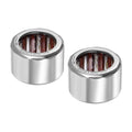 Kozelo needle roller bearings, chrome steel, 2-piece set with exposed roller channel