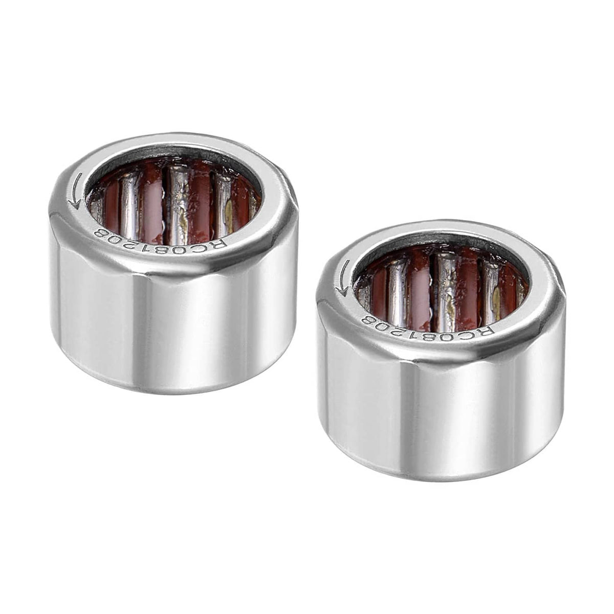 Kozelo needle roller bearings, chrome steel, 2-piece set with exposed roller channel