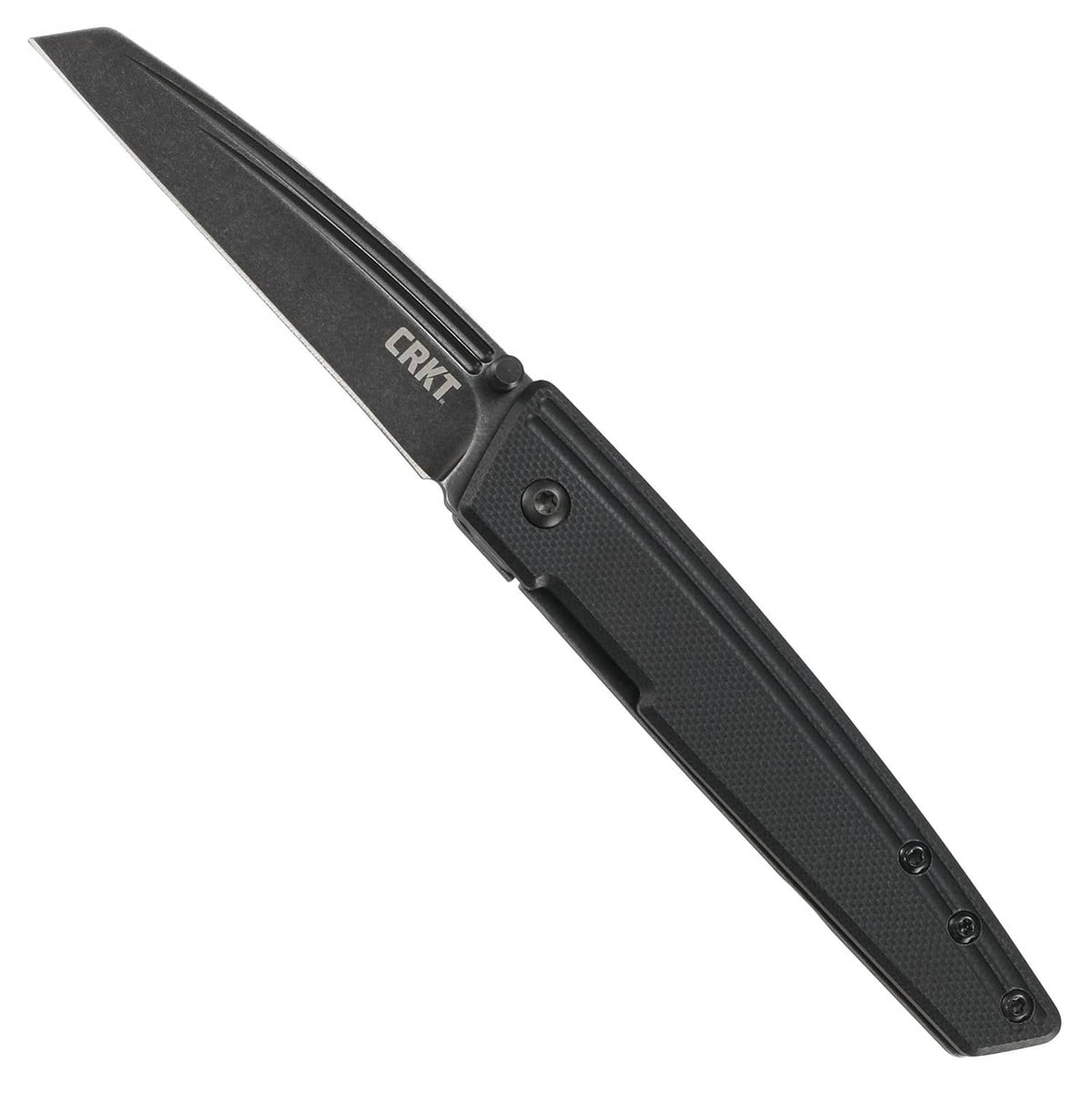 CRKT Inara folding knife, black blade and textured G10 handle with frame lock