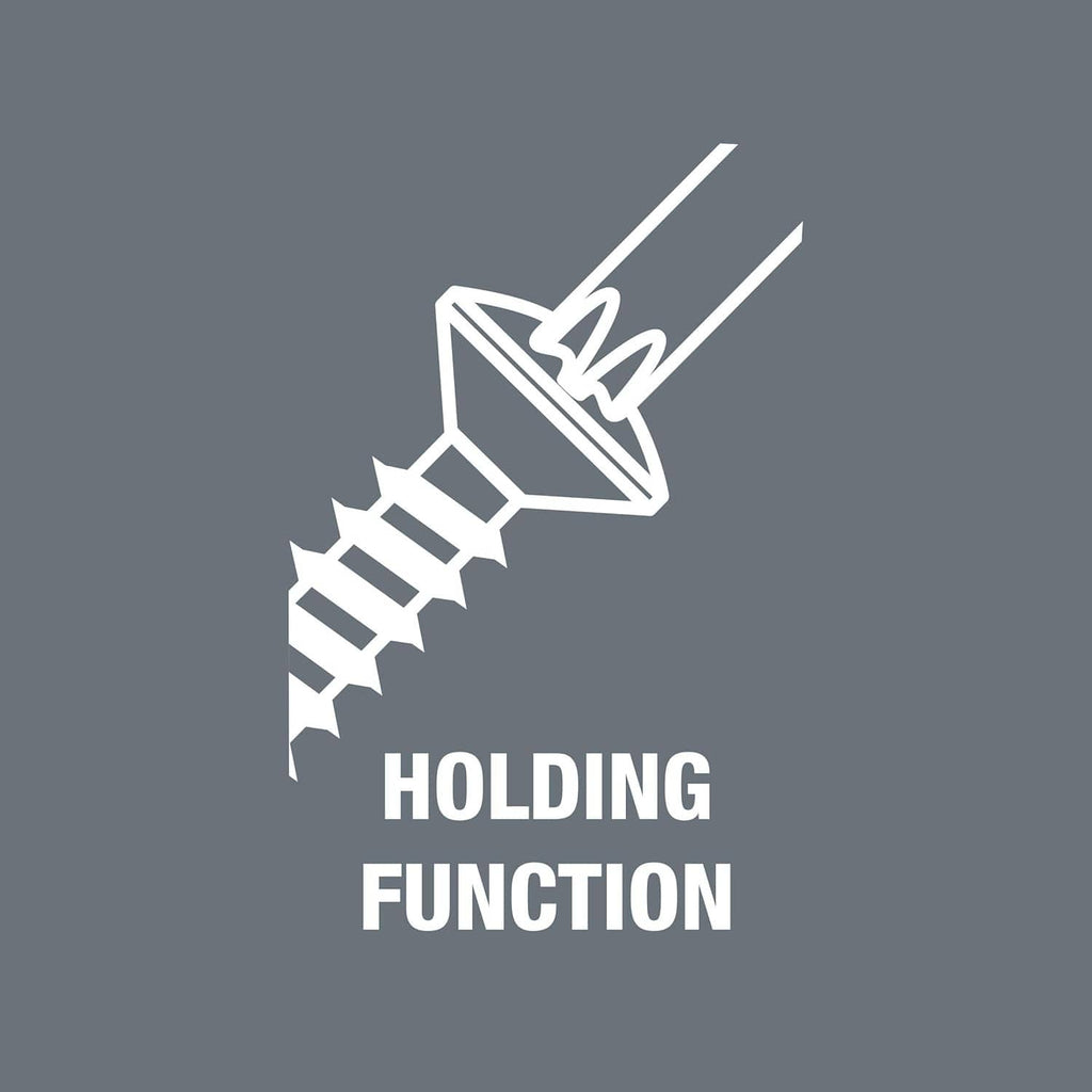 Holding function graphic for Torx L-key set, “HOLDING FUNCTION” text