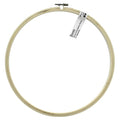 14-inch bamboo embroidery hoop frame with metal tension screw