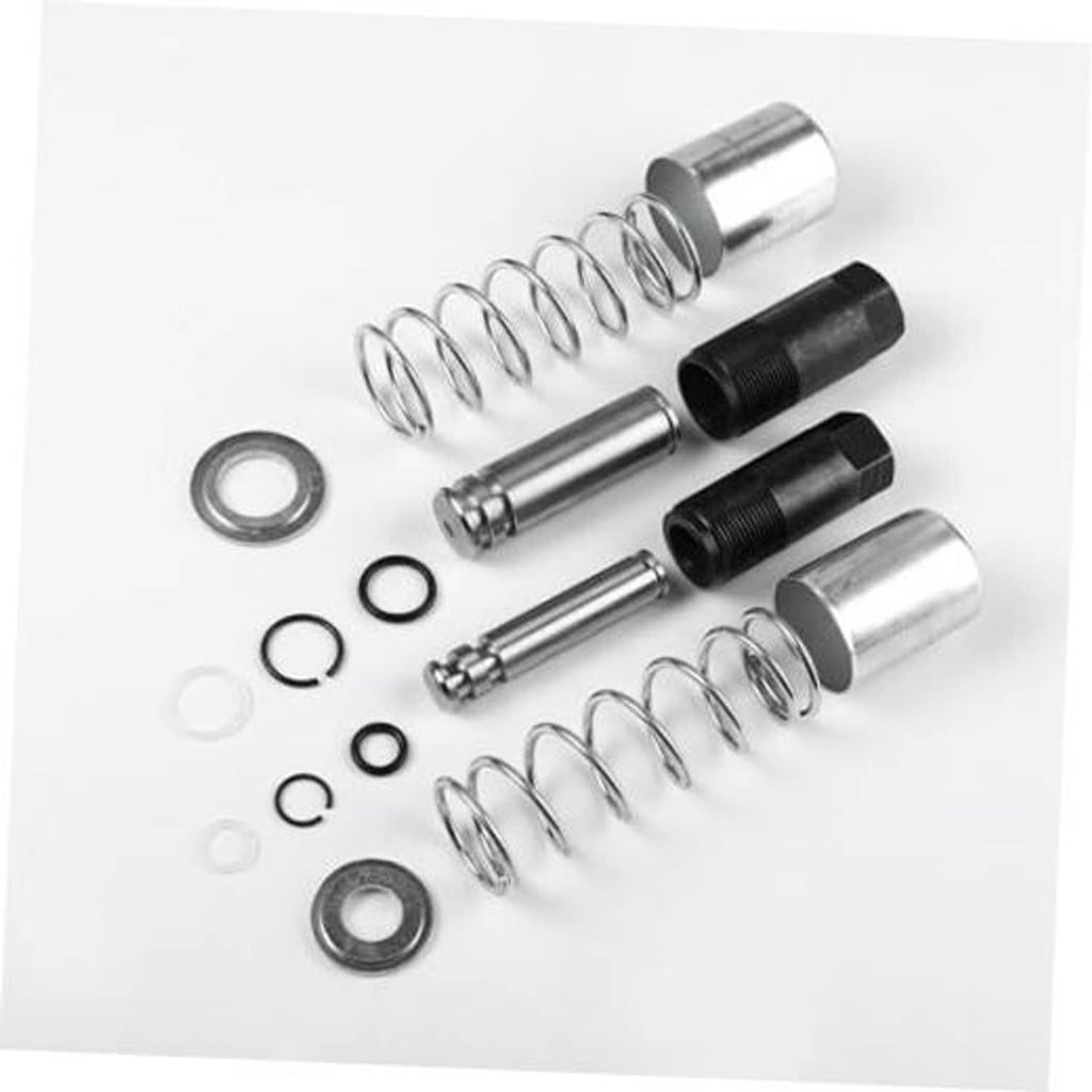 Auto floor jack piston plunger repair kit with metal rods, springs, seals and rings