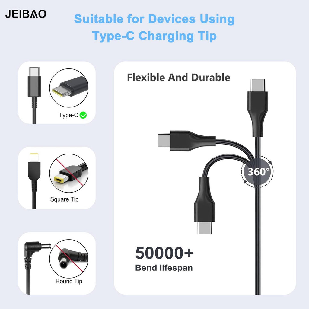 Black Type-C USB adapter with flexible cable and right-angle connector