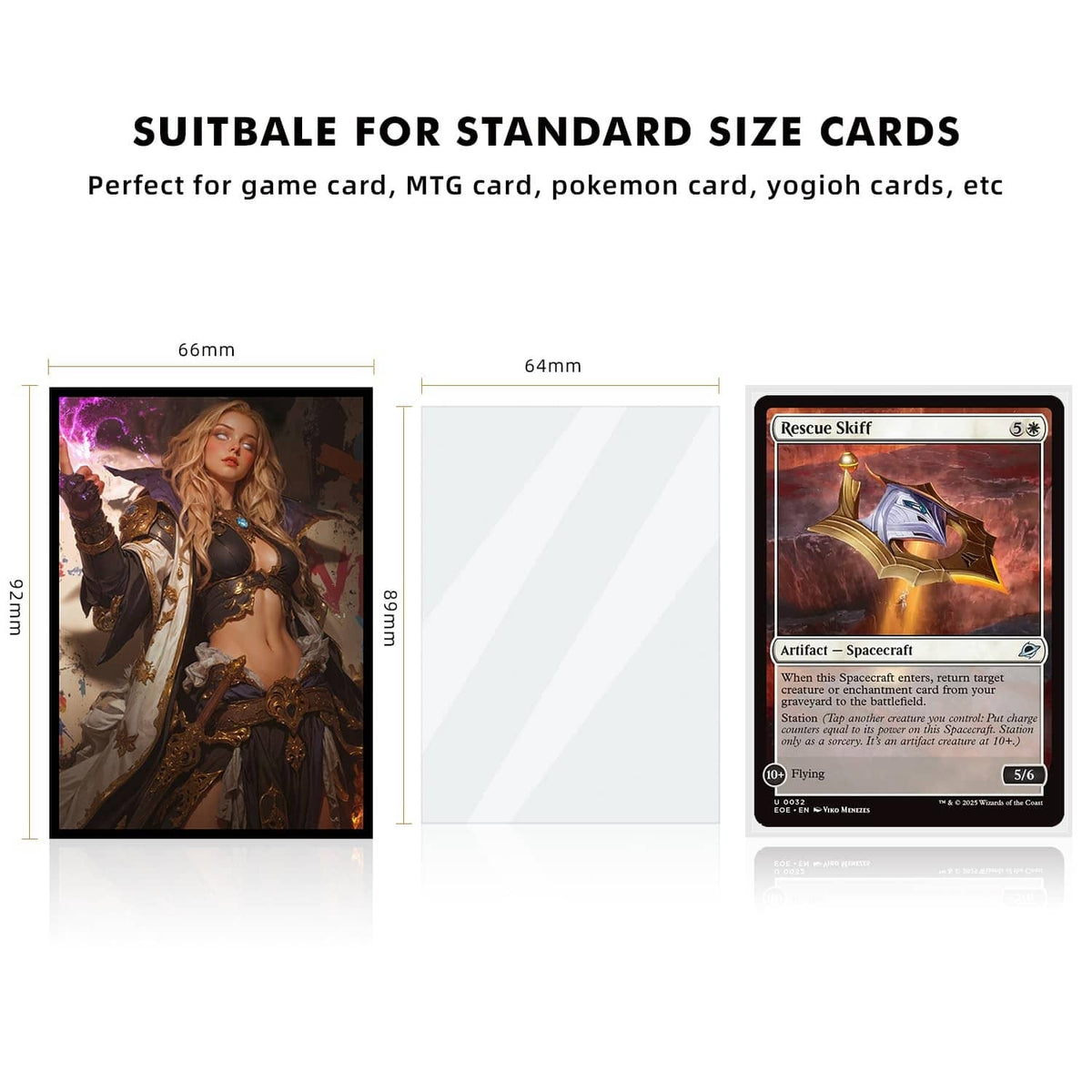 Sleeved standard-size cards shown in printed card sleeve artwork