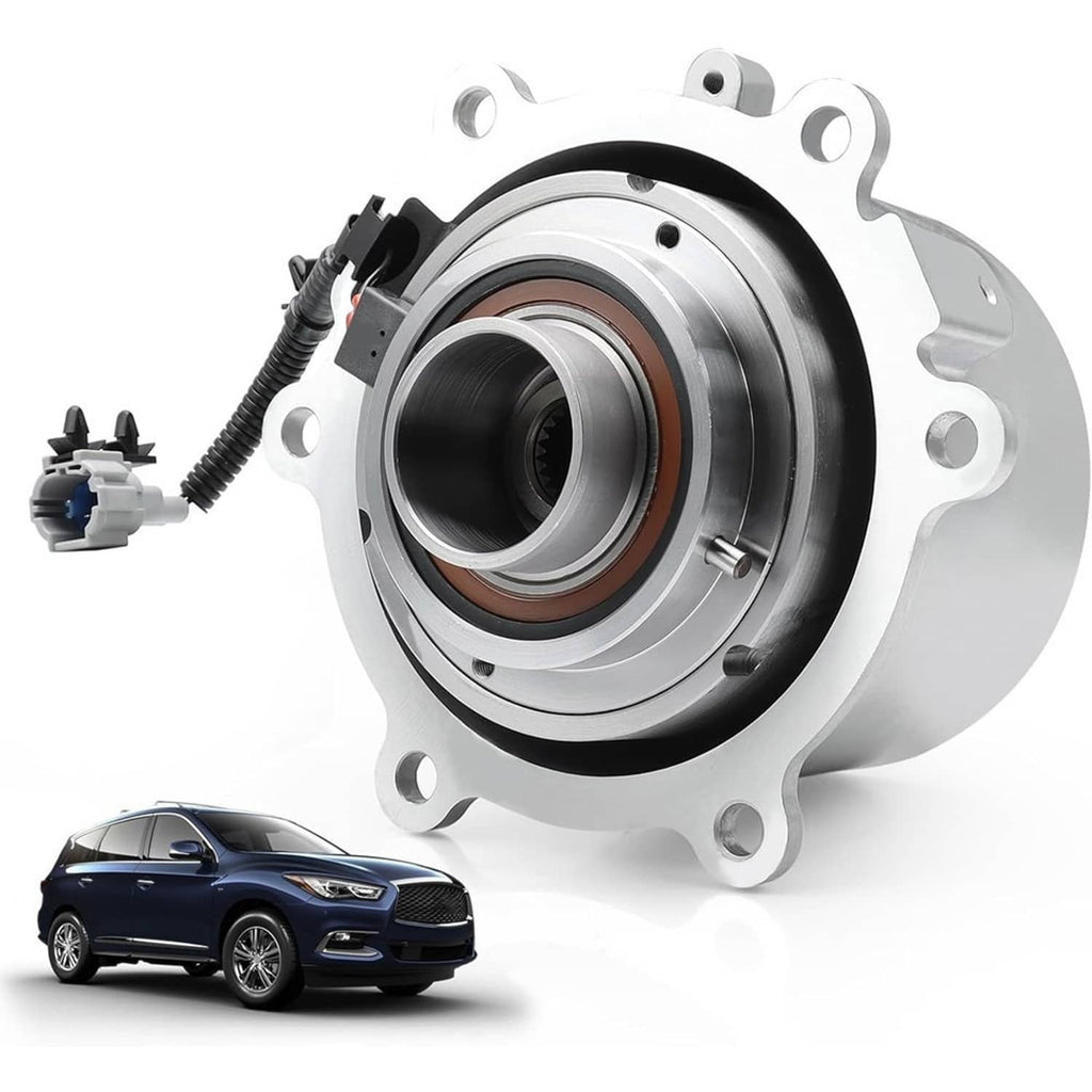 Rear differential coupling assembly with circular bearing housing and mounting holes