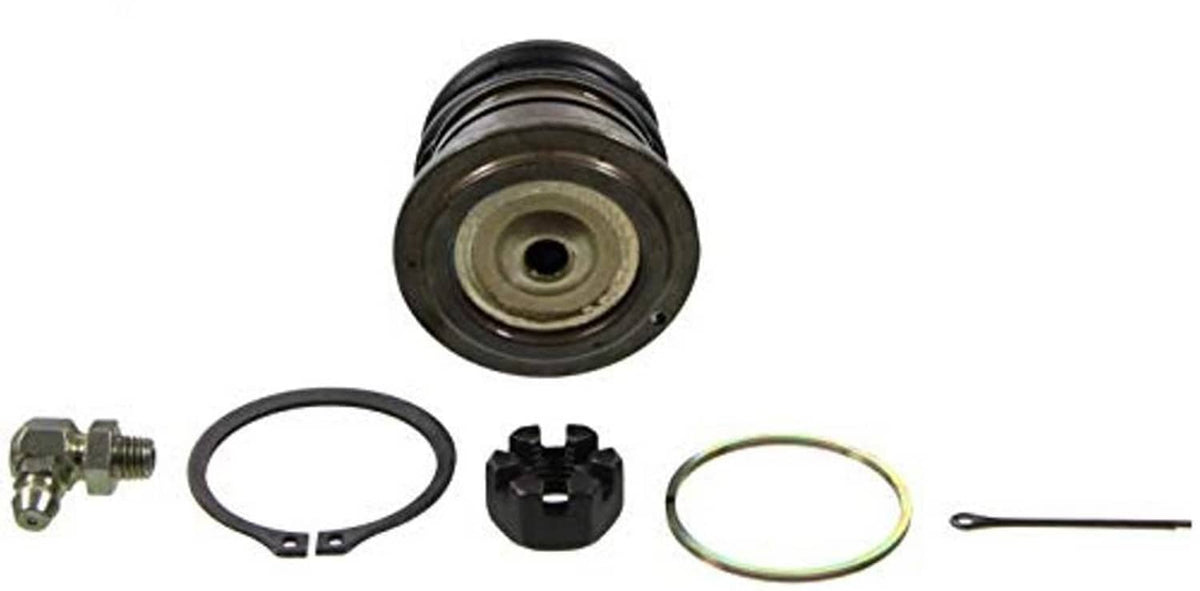 Front suspension upper ball joint with rubber boot, O-ring, and mounting parts
