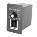 DC motor speed control module with speed knob and RUN/High-Low switch panel
