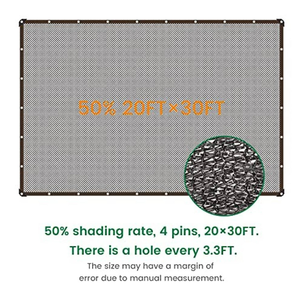 Rectangular woven sun shade cloth panel with metal grommets, dark charcoal