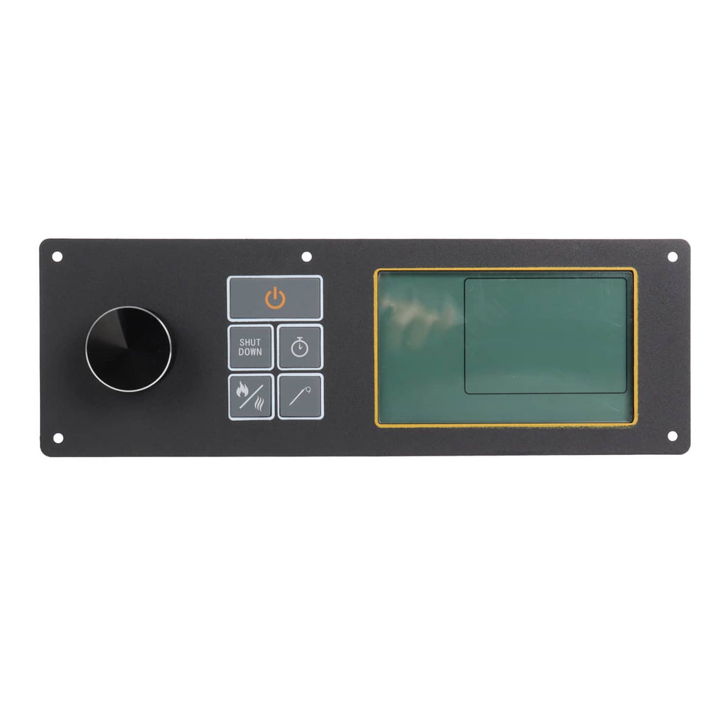 Pellet grill control panel board with knob, buttons, and LCD screen for Oklahoma Joe’s