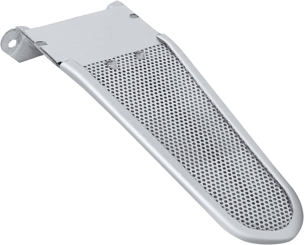 Silver burner head kit with mesh flame screen and mounting bracket