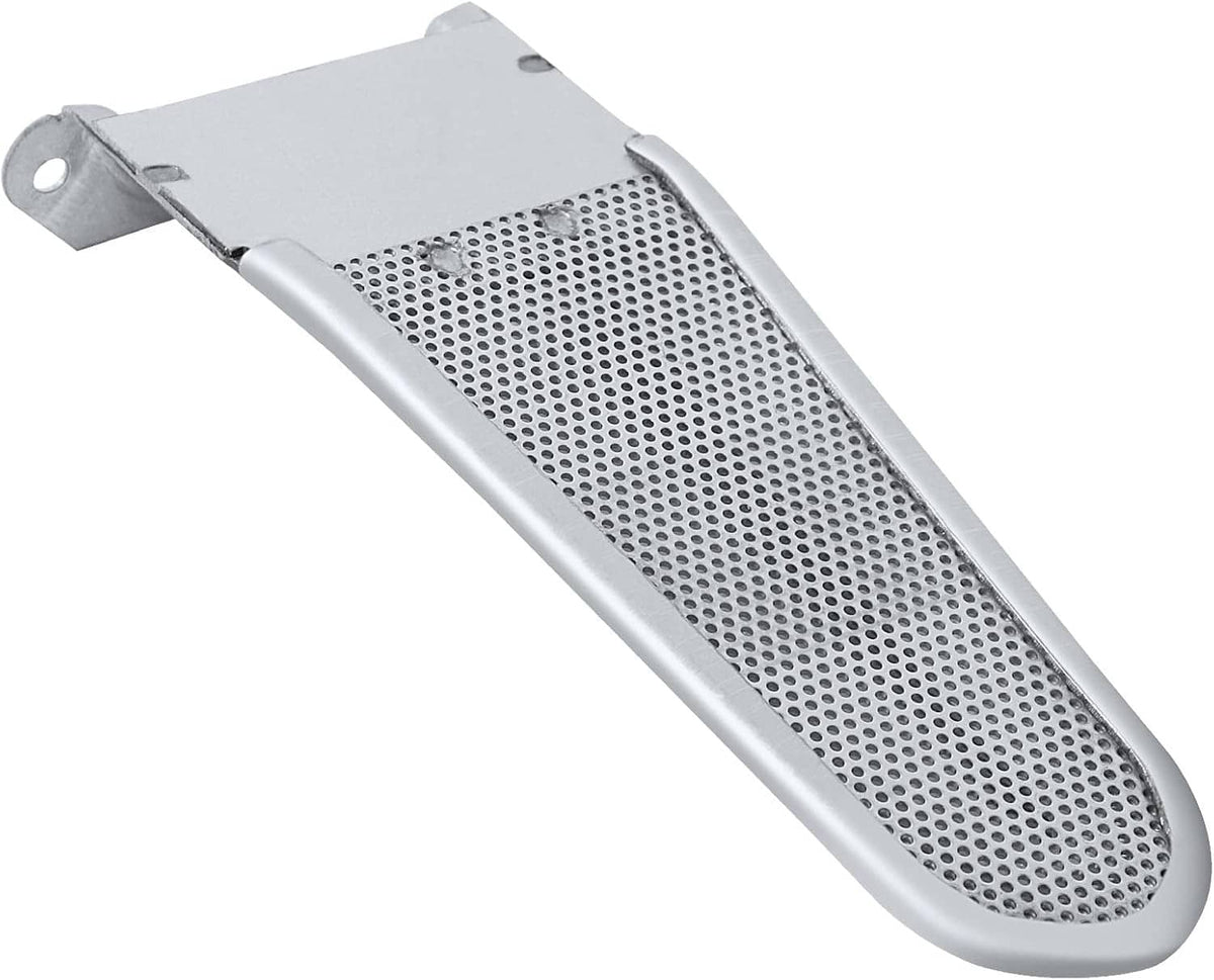 Silver burner head kit with mesh flame screen and mounting bracket