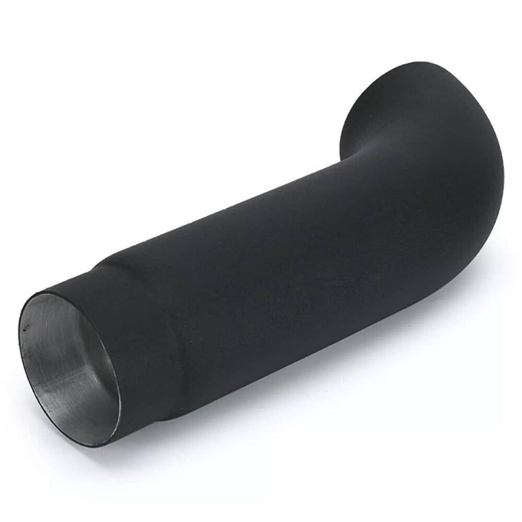 Cold air intake kit straight black intake tube with flared ends