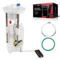 Electric fuel pump assembly with wiring connector and included sealing gaskets
