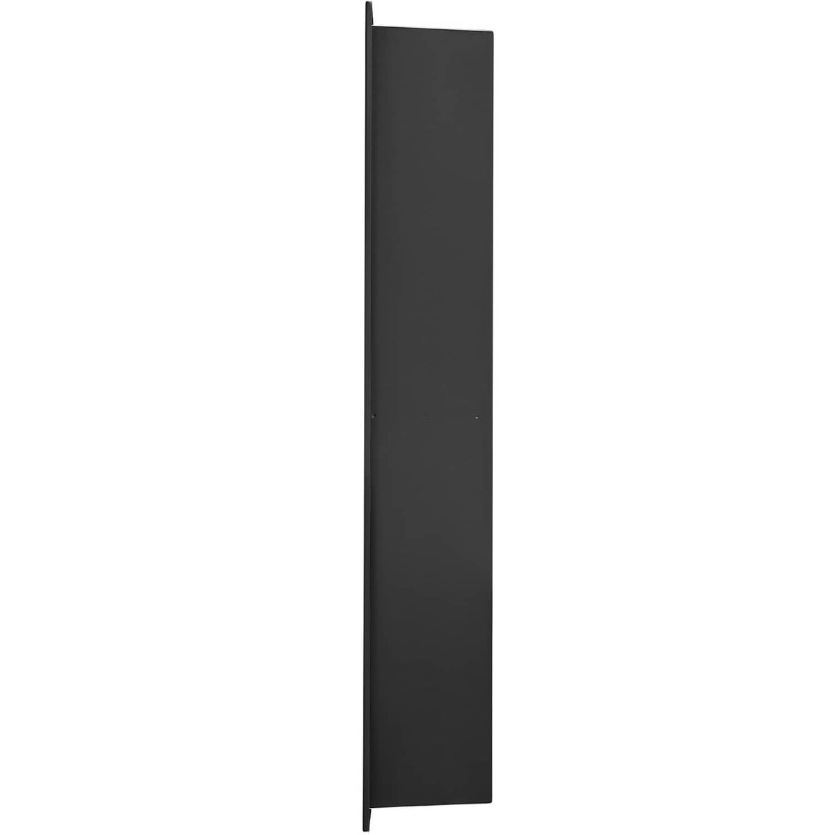 Stainless steel shower niche panel, slim wall-insert for shower shelves