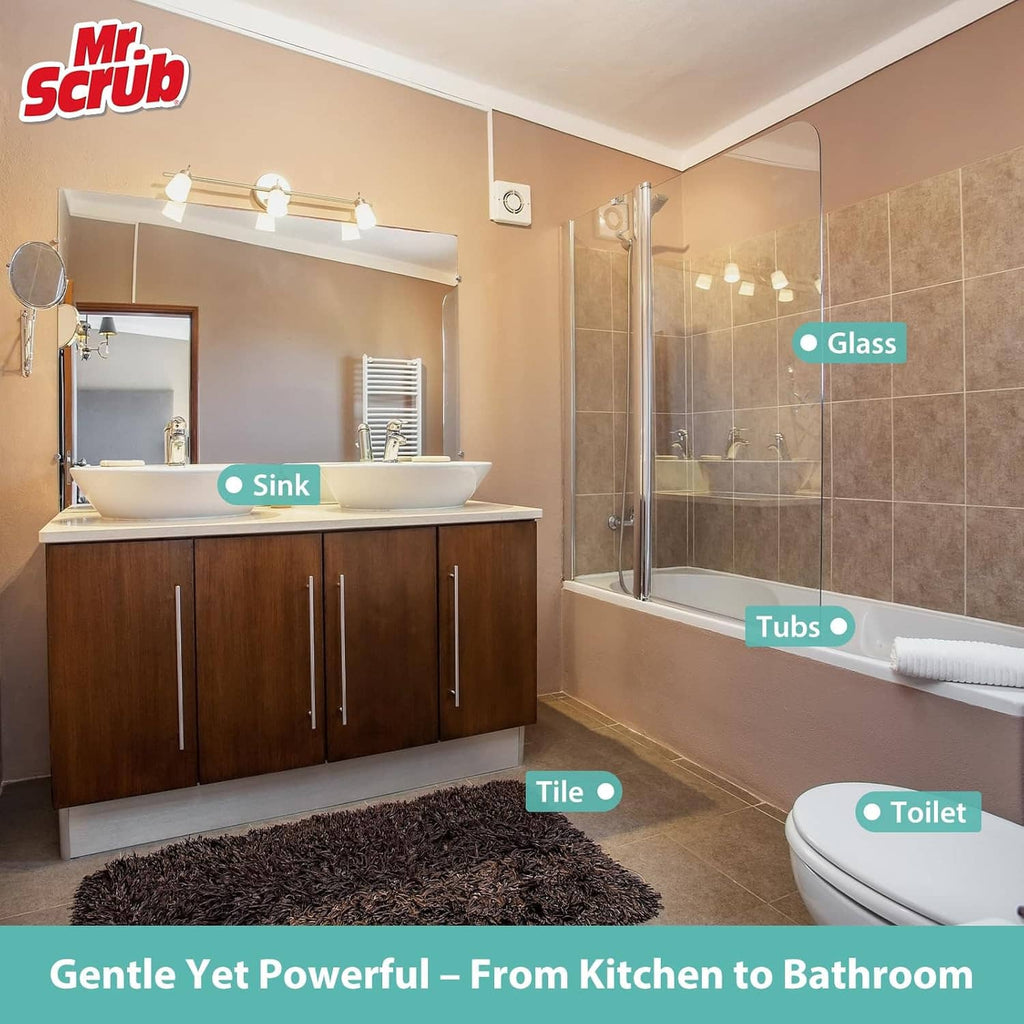 All-purpose non-scratch cleaning sponges for sink, tub, tile, and toilet
