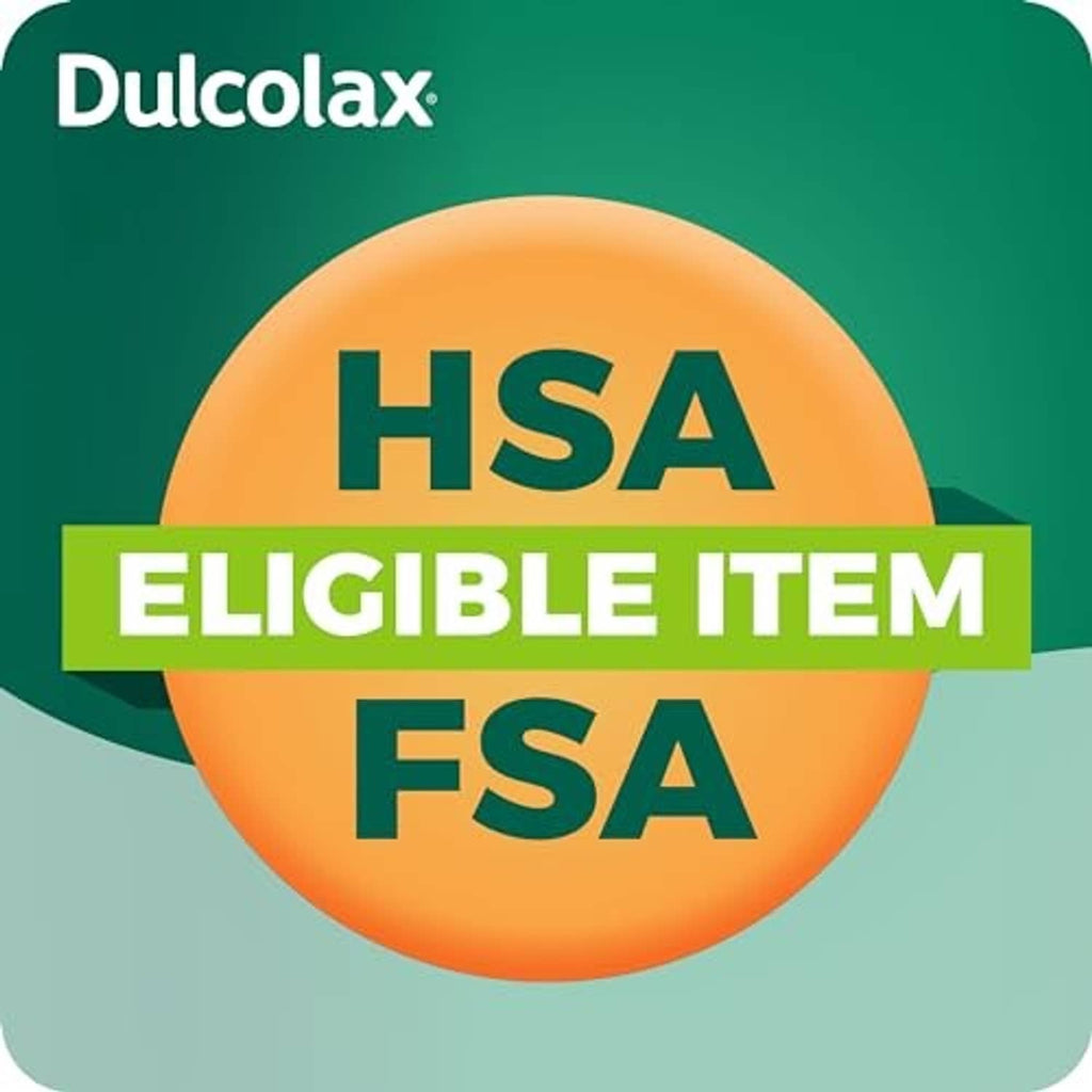 Dulcolax HSA eligible item and FSA badge
