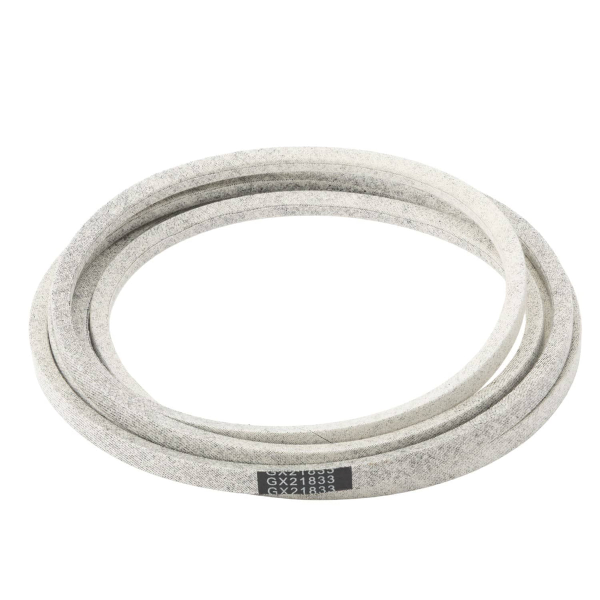Gray V-belt loop for mower drive