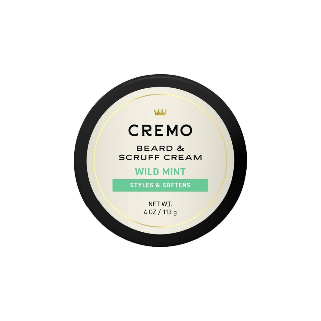 Cremo beard & scruff cream jar lid, Wild Mint