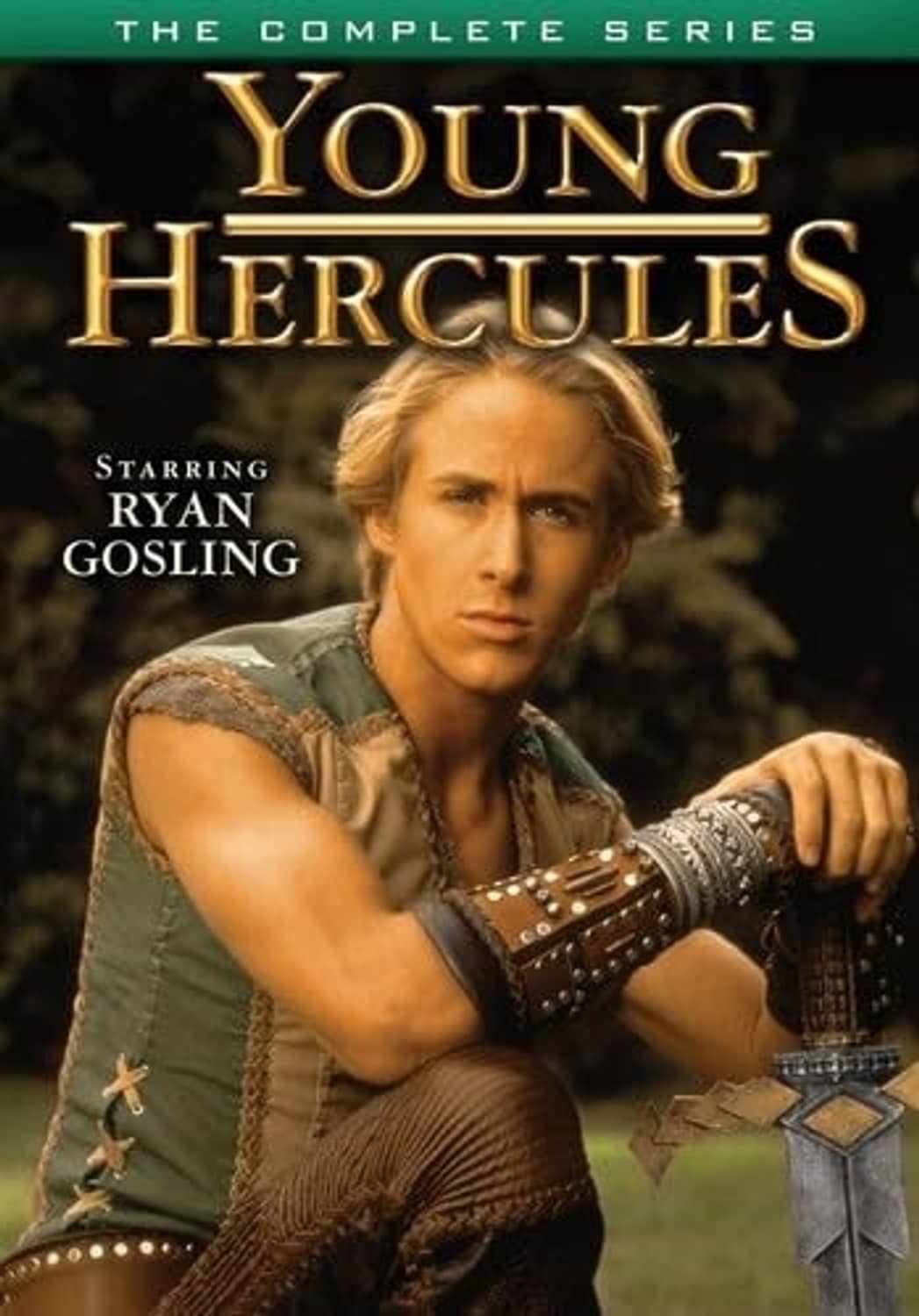 Young Hercules complete series DVD cover with young hero and title lettering