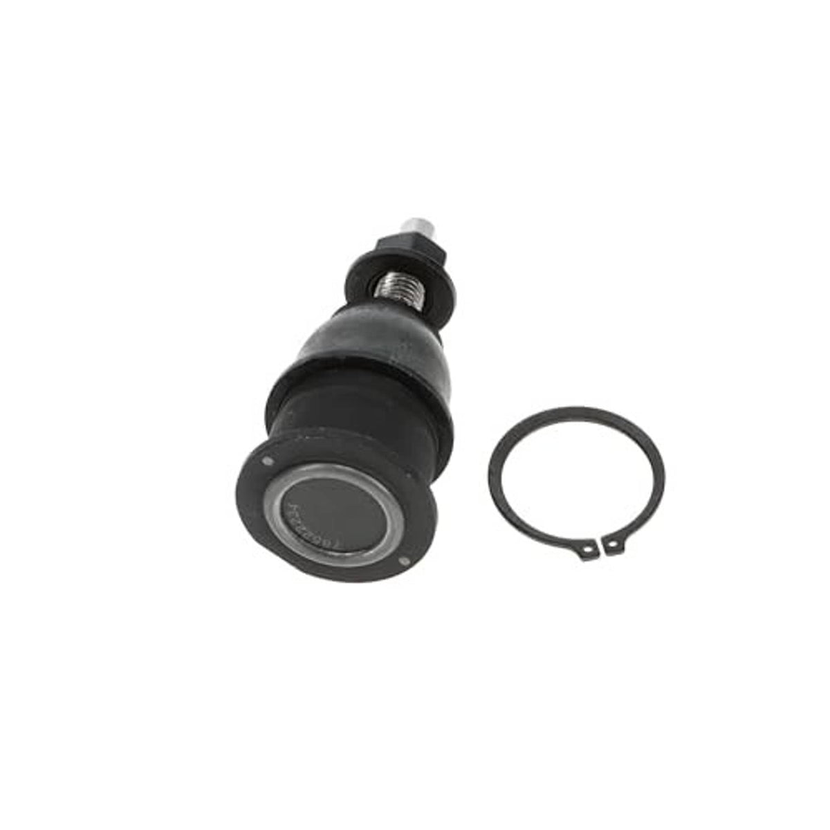 Front upper ball joint with black boot and round retaining gasket