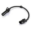 Crankshaft position sensor with black wiring harness and two-pin connector