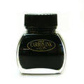 Black carbon ink bottle with ribbed cap and Platinum label, 60cc size
