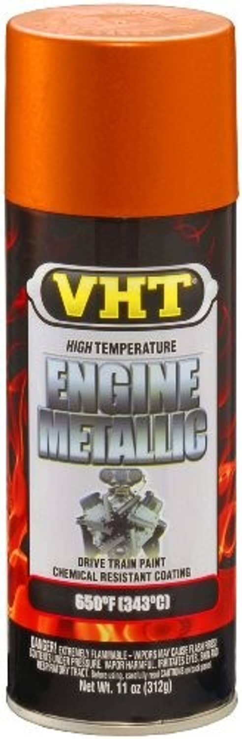 VHT engine metallic spray paint can, burnt copper, 11 oz with orange cap
