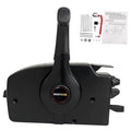 Black 8-pin side-mount outboard remote control box with lever and BOATCON logo